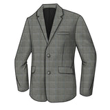 Custom Prince of Wales Check Savile Lane HUD LS Series Suit - Savile Lane