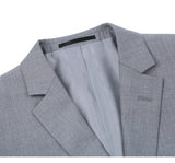 Renoir 202-2 Men's Grey 2-Piece Notch Lapel Suit