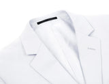 Renoir 201-6 White 2-Piece Notch Lapel Suit