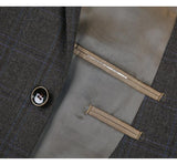 Men's Classic Fit Plaid Blazer 100% Wool Sport Coat - Savile Lane