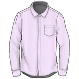 Custom Satin Stripe Shirt - Savile Lane