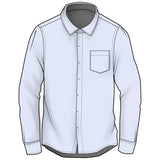 Custom Herringbone Shirt - Savile Lane