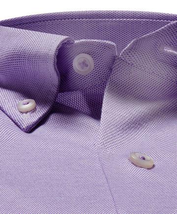 David Donahue Lilac Oxford Knit Shirt – Savile Lane