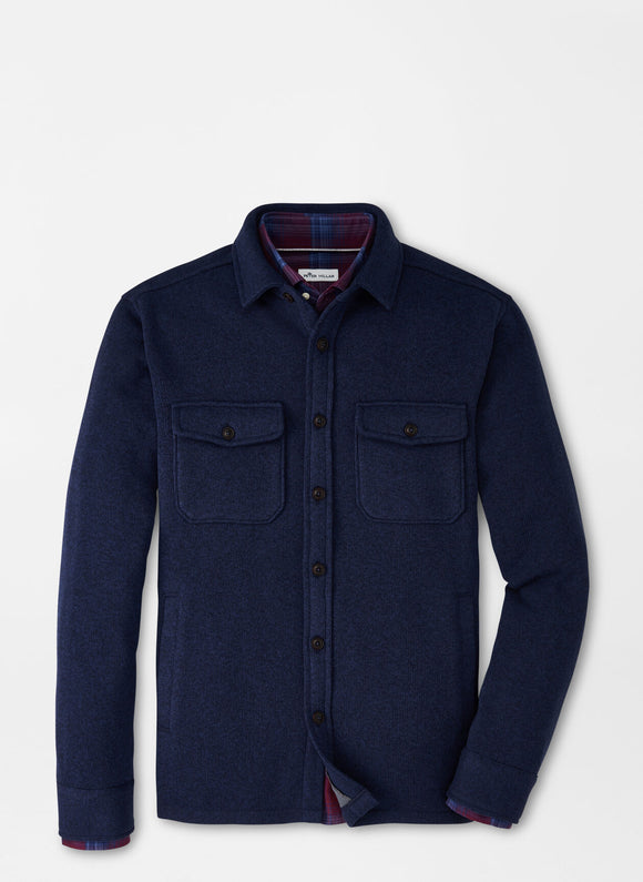Peter Millar Crown Sweater Fleece Shirt Jacket
