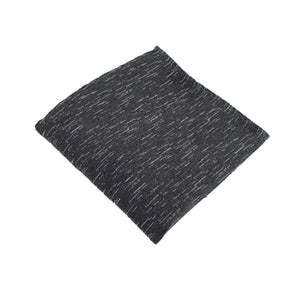 Charcoal Wool Textured Pocket Square - Savile Lane