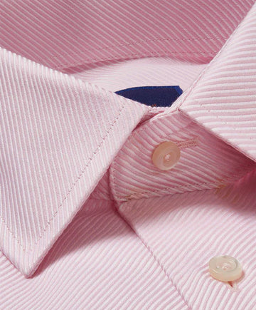 david donahue slim fit dress shirts David Donahue Trim Fit Horizontal Rib French Cuff Formal Shirt 16 x 34/35 main image 1