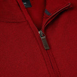 Bugatchi Solid Quarter Zip Sweater