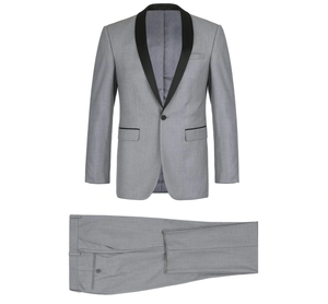 Renoir Men's Slim Fit 2-Piece Shawl Lapel Tuxedo Suit