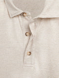 Bugatchi Striped Three Button Polo